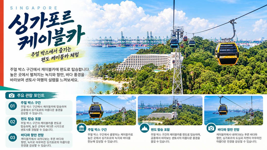 7C 싱가포르 3박 5일 패키지 브로셔 14장