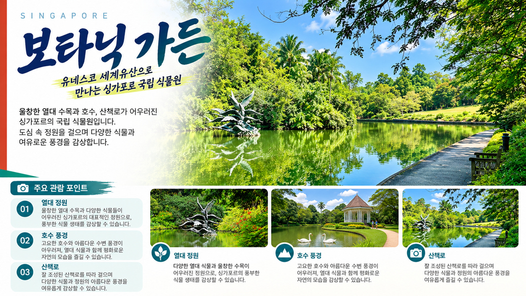 7C 싱가포르 3박 5일 패키지 브로셔 5장