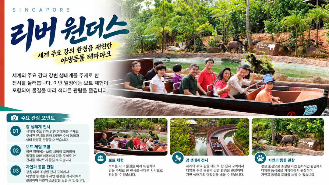 7C 싱가포르 3박 5일 패키지 브로셔 8장