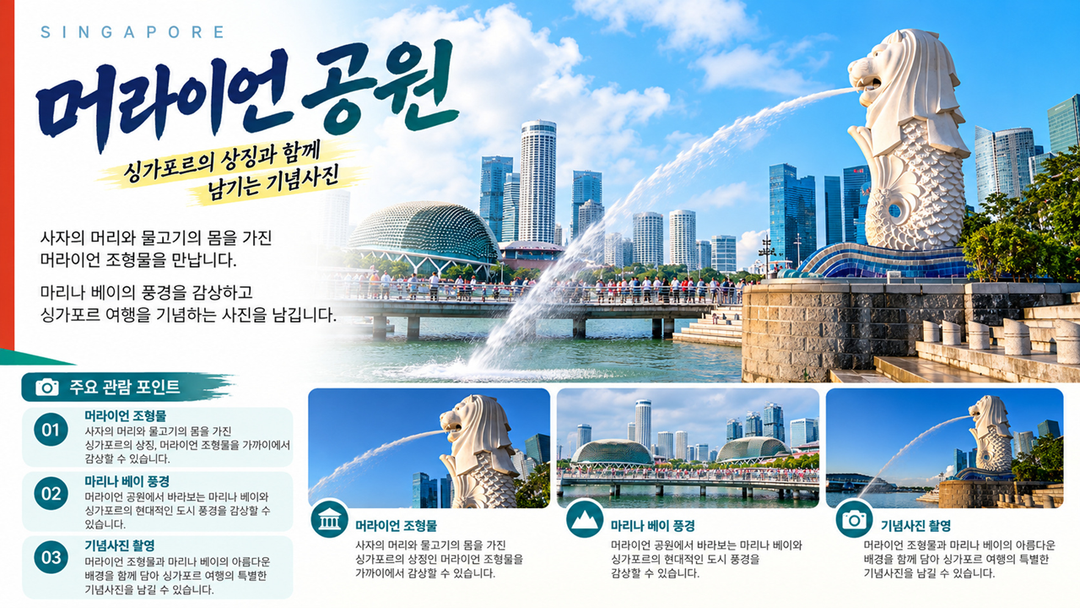 7C 싱가포르 3박 5일 패키지 브로셔 12장