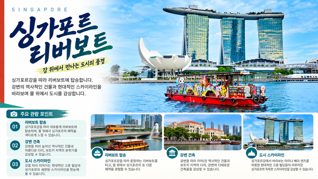 7C 싱가포르 3박 5일 패키지 브로셔 18장