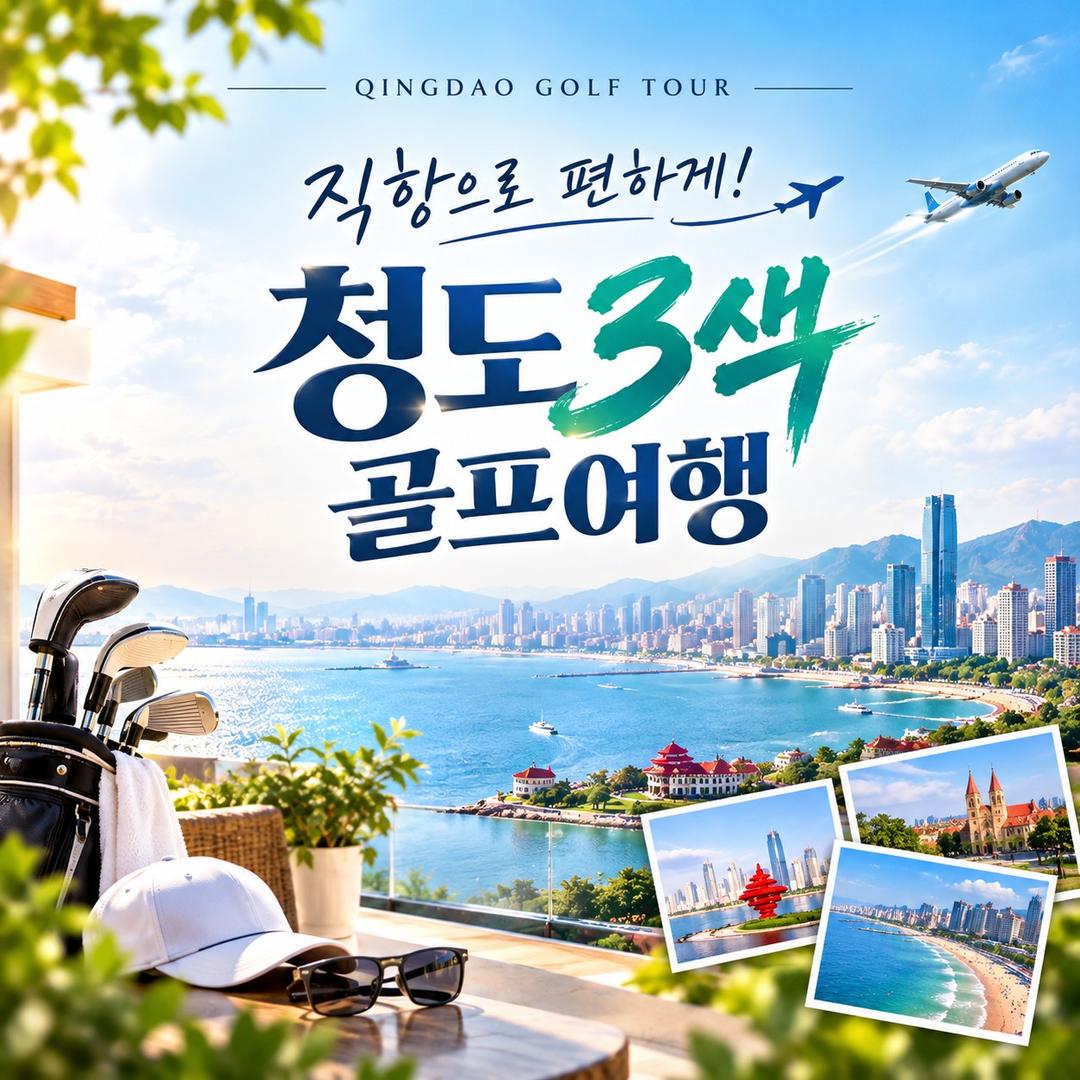 청도 골프·관광 단독 패키지 2박 3일 브로셔 1장